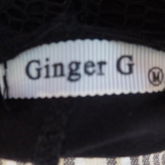 Ginger G Black Lace Overlay Sleeveless Dress - Picture 6 of 6